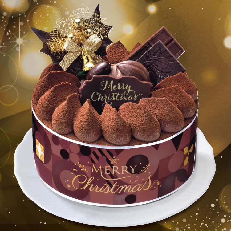 ヤマザキ クリスマス　生チョコケーキ4号【727】