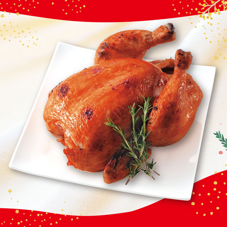 北海道産知床鶏のローストチキン1羽【740】
